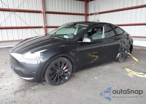 2024 Tesla Model Y Performance Dual Motor All-Wheel Drive из США, поврежденный, VIN 7SAYGDEF5RA328497